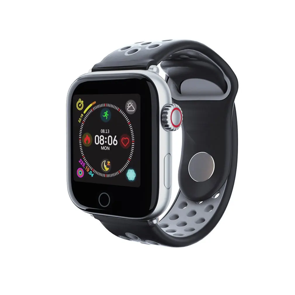 

2019 IP68 Waterproof Blurteeth Smart Watch Heart Rate Monitor Sport Bracelet Band on the For iPhone IOS Android Men Smartwatch
