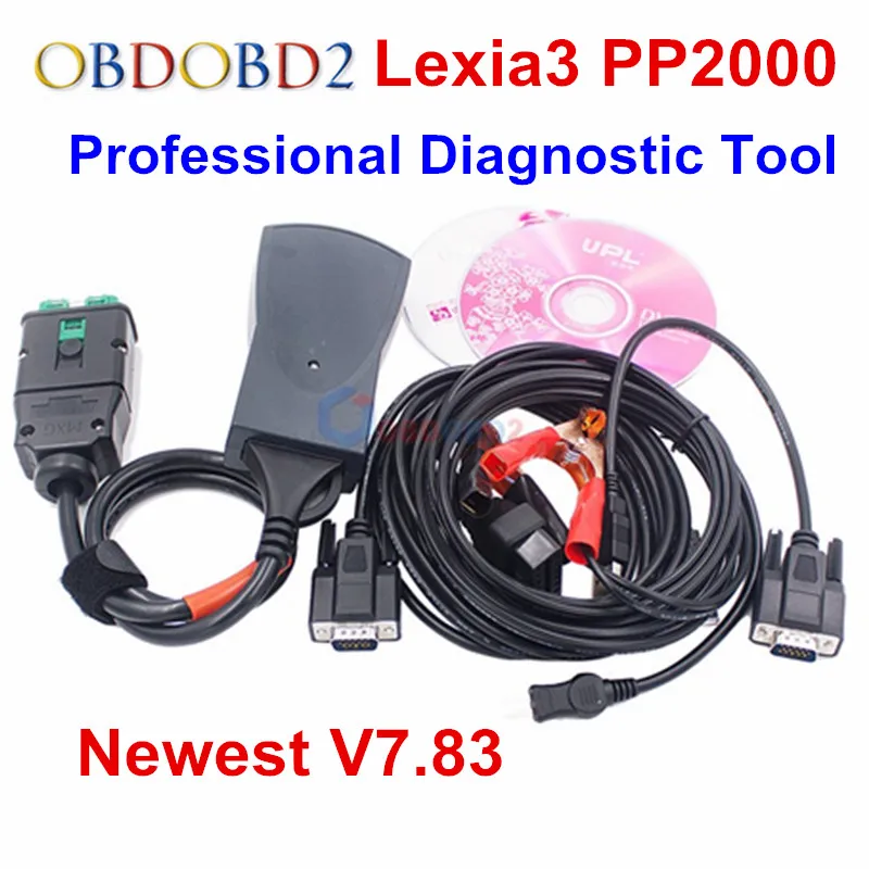 Diagbox V7.83 Lexia3 PP2000 прошивки 921815C Lexia 3 V48 PP2000 V25 Lexia-3 PSA XS Evolution OBD2 диагностический инструмент