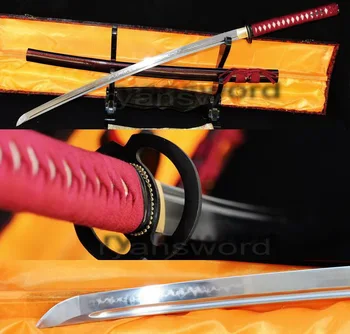 

HIGH QUALITY CLAY TEMPERED 1095 HIGH CARBON STEEL JAPANESE SAMURAI KATANA SWORD