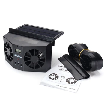 

Window Fan Ventilator Cooling Auto Solar Mini Car Vent Portable Powered Air Dual-mode Power Supply de Alta-potência 2 cores