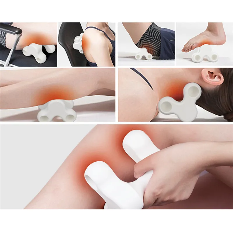 Myofascial релиз фитнес мышцы шеи Массаж мяч триггер талии Фитнес Релаксация