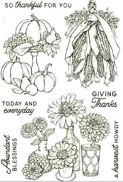 

Thank you Transparent Clear Silicone Stamp/Seal for DIY scrapbooking/photo album Decorative clear stamp A267