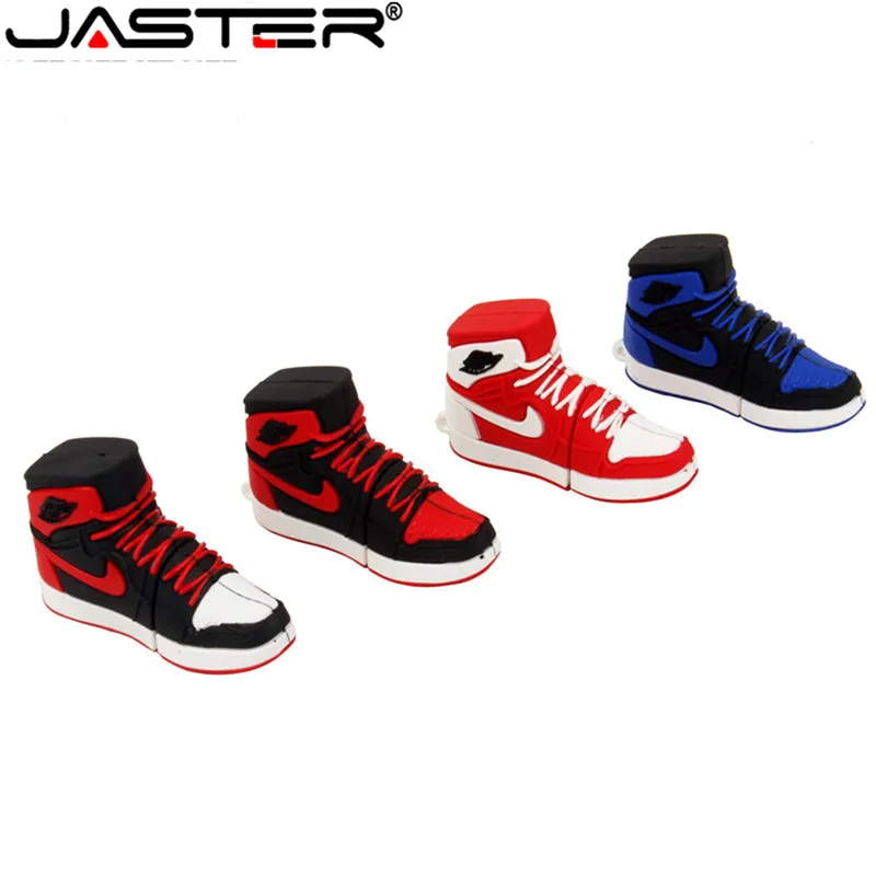 JASTER usb2.0 спортивная обувь фирменная Новинка JORDAN Фирменная корзина для обуви Флешка 4 ГБ 8 ГБ 16 ГБ 32 ГБ 64 Гб Спортивная карта памяти usb флеш-накопитель