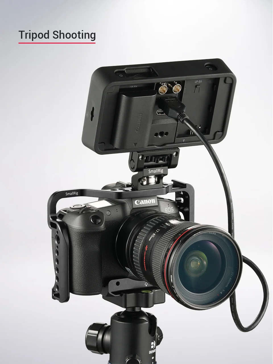 Клетка SmallRig для Canon EOS R с креплением для холодного башмака Встроенная Arca Swiss Baseplate Arri отверстия для определения местоположения-2251