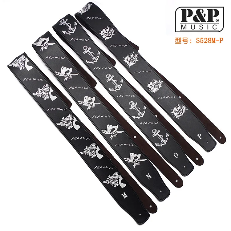 Hot Sales P&P Guitar Strap Good Quality PU Leather Guitar Strap Bass