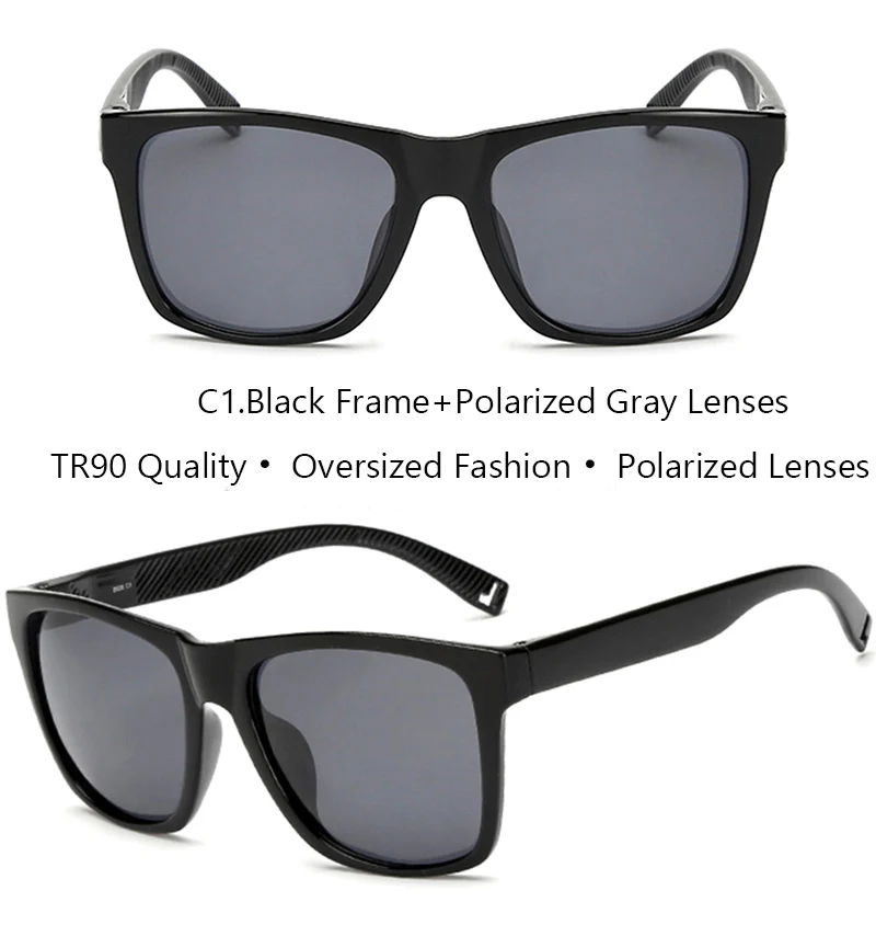 IVSTA Спортивные очки TR90 пластиковая титановая оправа свет модный скейтборд солнцезащитные очки с поляризированными стеклами Для мужчин квадратное зеркало 2026 синего и белого цвета - Цвет линз: Black Gray