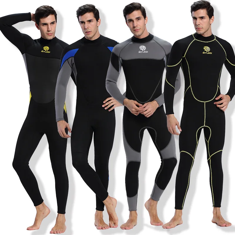 

3mm Camouflage Wetsuits Spearfishing Surfing Suit For Men Scuba Dive Surf Suit Autumn Winter Keep Warm Waterproof Diving Suit