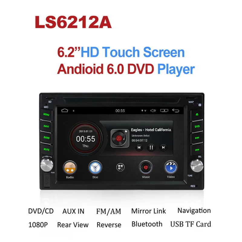 Flash Deal 6.2" Double 2 Din Android 6.0.1 4G LTE Quad Core Touch Sreen 2GB RAM 32GB ROM Car DVD Player GPS Navigation Radio Stereo 2Din 0 Flash Deal 6.2" Double 2 Din Android 6.0.1 4G LTE Quad Core Touch Sreen 2GB RAM 32GB ROM Car DVD Player GPS Navigation Radio Stereo 2Din 0