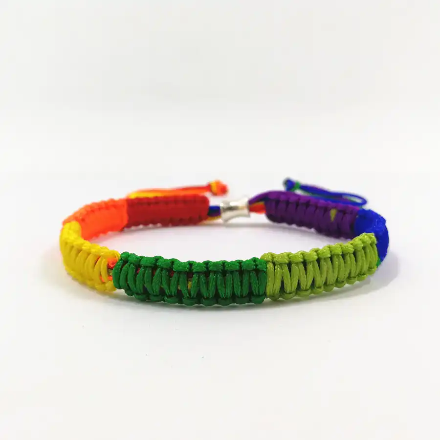 friendship bracelet Rainbow charm bracelet LGBT rainbow charm colourful bracelet rainbow bracelet pride bracelet