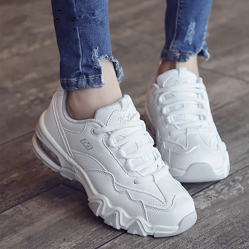 Women's Sneakers White Running Shoes Women Air Cushioning Trail Run Women's Sport Shoes Tenni New Woman Sneakers Women's Sneakers White Running Shoes Women Air Cushioning Trail Run Women's Sport Shoes Tenni New Woman Sneakers