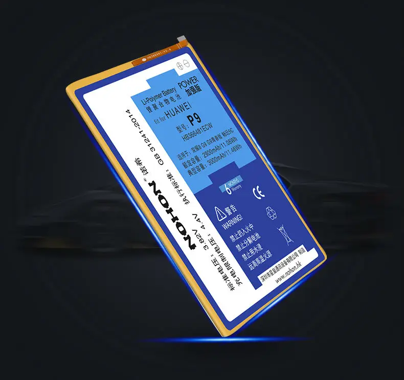 Аккумулятор NOHON для телефона huawei P9 G9 G9 Lite Honor 8 5c 2900 мАч-3000 мАч, литий-полимерные аккумуляторы большой емкости HB366481ECW