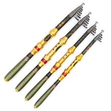 99% углеродное портативное волокно телескопическая удочка спиннинговое удилище ручная Рыболовная Снасть морская удочка 1,8 м 2,1 М 2,4 М 2,7 М 3,0 м