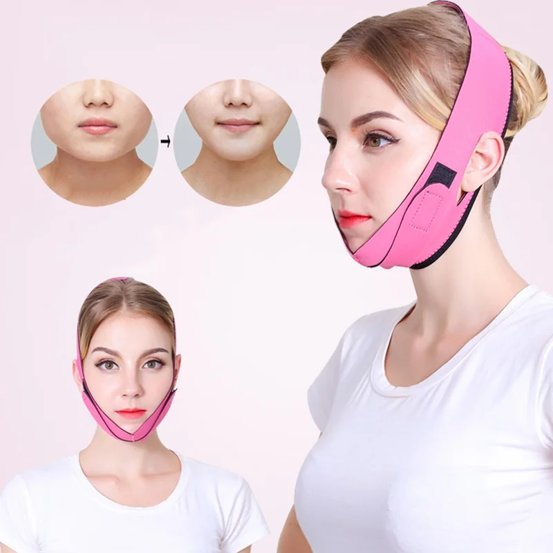 

Face Lift Tools Thin Face Mask Slimming Belt Facial Thin Masseter Double Chin Skin Thin Face Bandage Belt Women Anti Cellulite