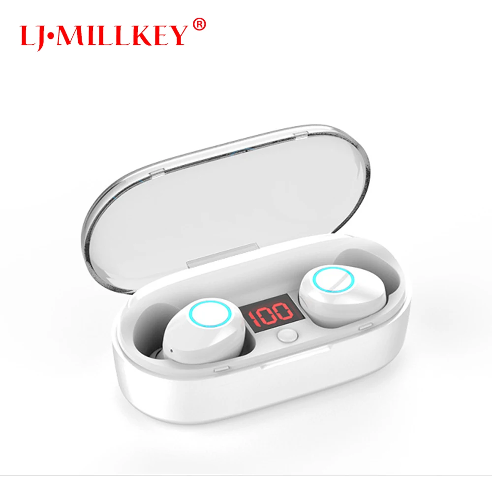 

TWS 5.0 Bluetooth Earphone Earbuds Volume Control Hifi Stereo Wireless Microphone for Phone With Charger Charging Box Mini YZ211