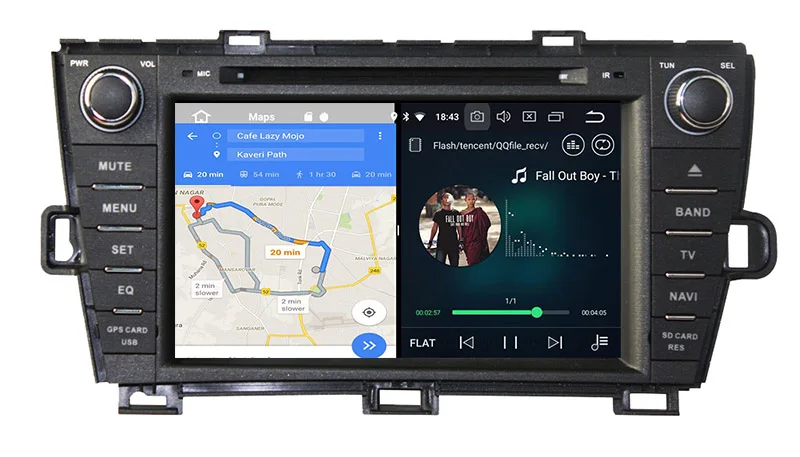 Excellent Belsee 2 Din 4GB 8" IPS Screen Android 8.0 Car Radio Stereo Head Unit for Toyota Prius Right Hand Drive 2009 2010 2011 2012 2013 3