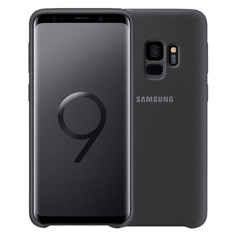 Силиконовый чехол для Samsung S9 S 9 Plus 100% оригинальная задняя крышка 360 роскошный
