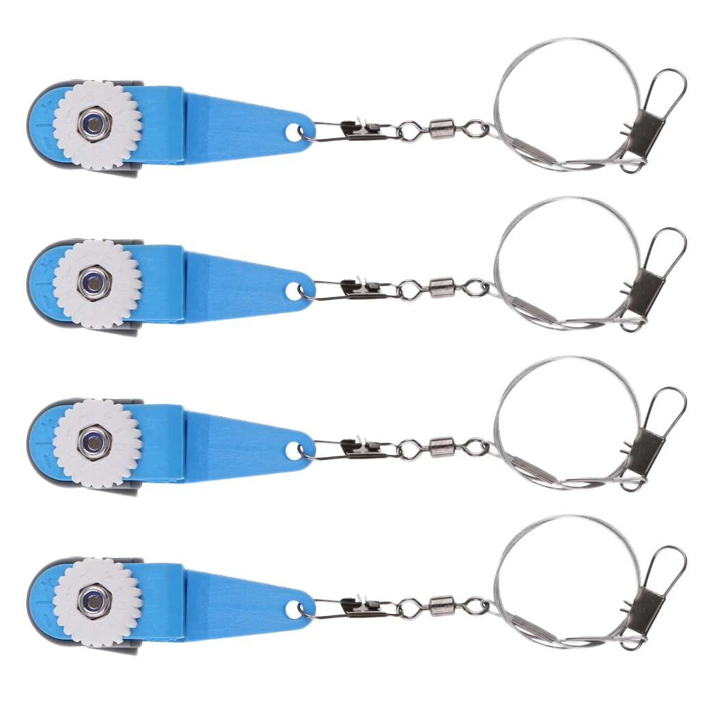 4pcs  Stainless Steel Heavy Duty Trolling Clips Outrigger Release Downrigger Power Grip