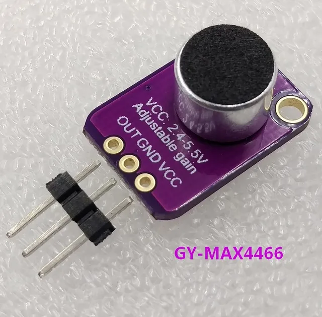 GY MAX4466 electret microphone amplifier MAX4466 adjustable amplifier ...