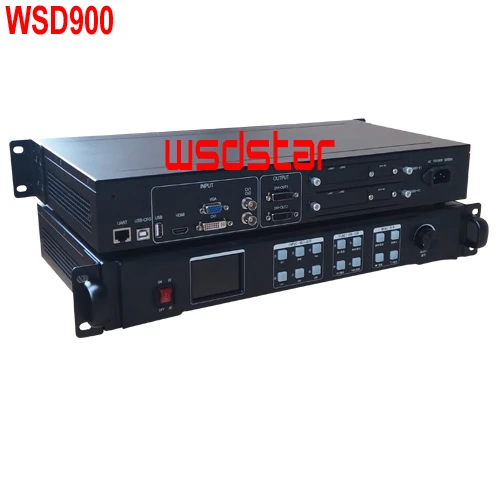 Wsd900 светодиодные видео процессор вход HDMI/dvi/VGA/CVBS 1920*1200 1024*768 пикселей LED аренда экрана видео процессор Лидер продаж