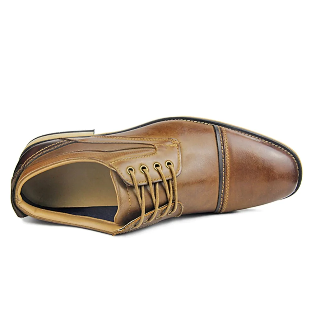 OTTO/Новинка года; мужская повседневная обувь; кожаные летние дышащие Брендовые мужские туфли на шнуровке; лоферы; обувь для вождения; обувь на плоской подошве