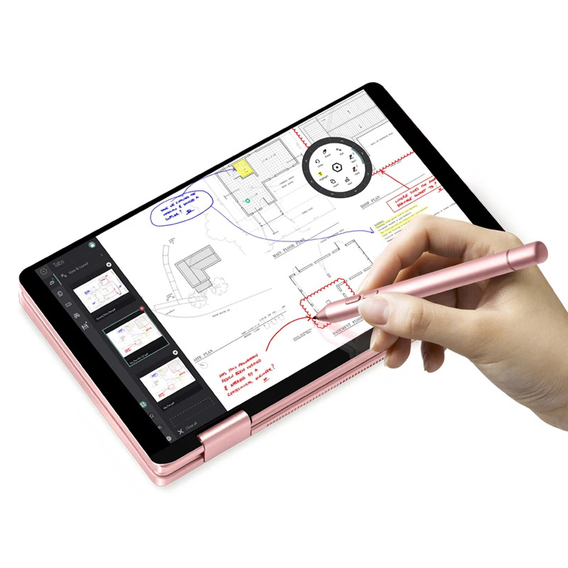 Новый Onemix 2S розовый кот ноутбук 7 "Мини ОЗУ для ноутбука 8 Гб ПЗУ 256 ГБ Windows 10