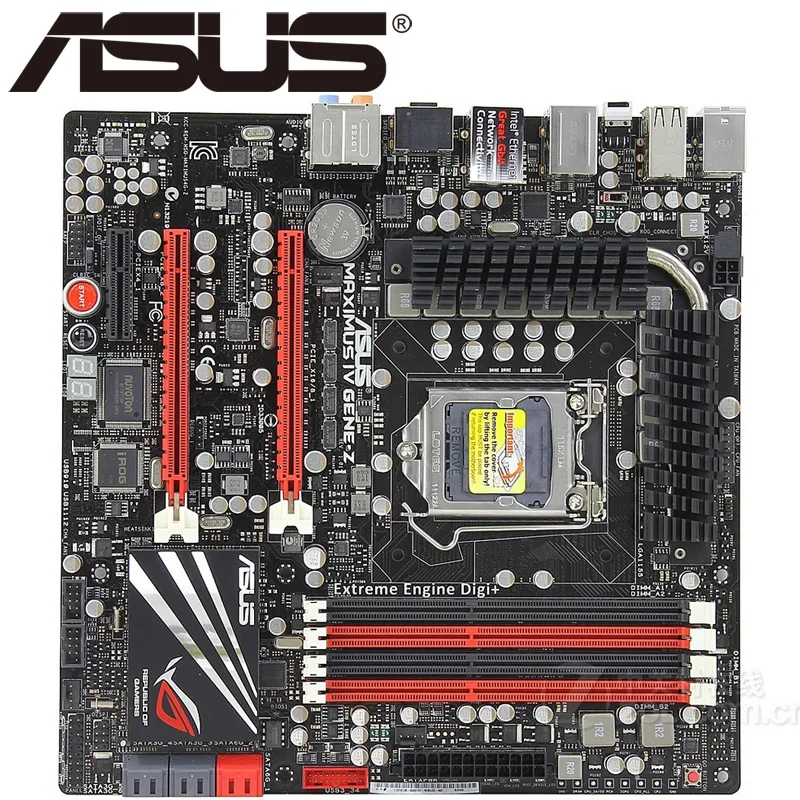 GENUINE ASUS MAXIMUS IV GENE-Z INTEL LGA1155 Z68 DDR3 MOTHERBOARD 90-MIBG20-G0U 