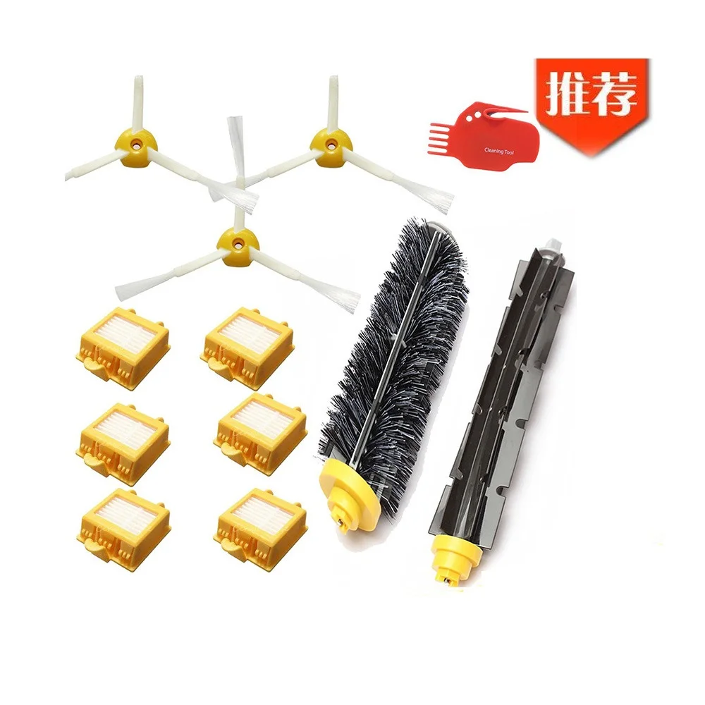 毛柔軟なビーターブラシサイドブラシhepaフィルターキットアイロボットルンバ700シリーズ760 770 780 790ロボット掃除機パーツ