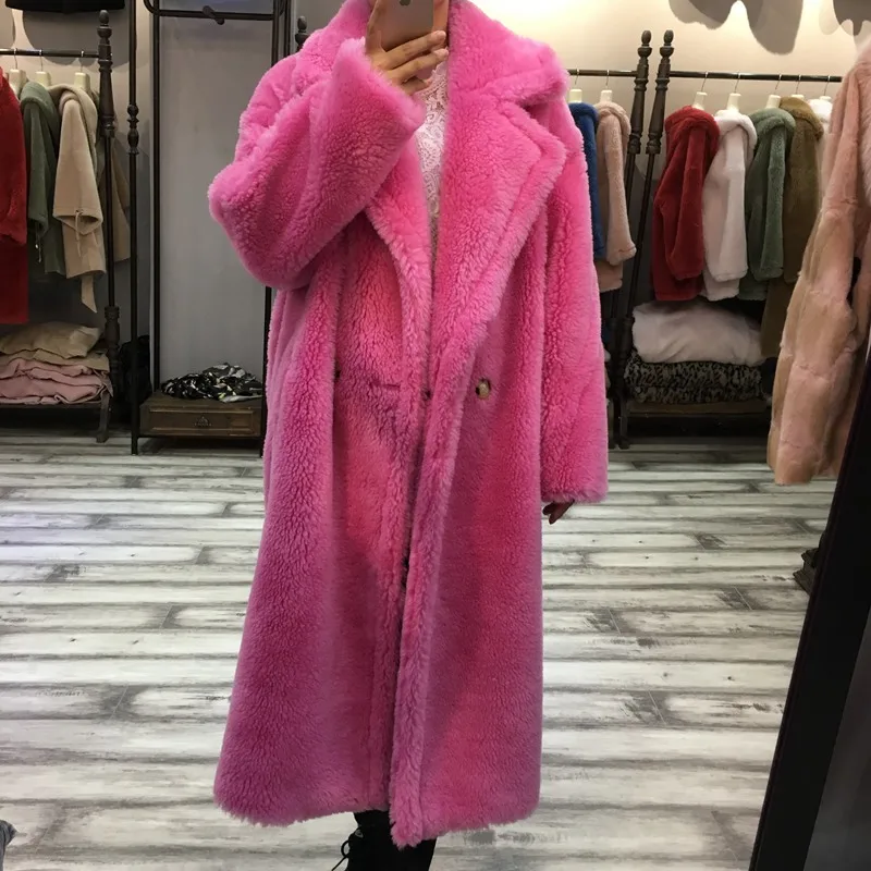 parka real fur women 2018 Natural Fur Coat Long Winter Jacket Famel Wool Sheep Shearing Fur Streetwear Oversize Thick outwears parka real fur women 2018 Natural Fur Coat Long Winter Jacket Famel Wool Sheep Shearing Fur Streetwear Oversize Thick outwears