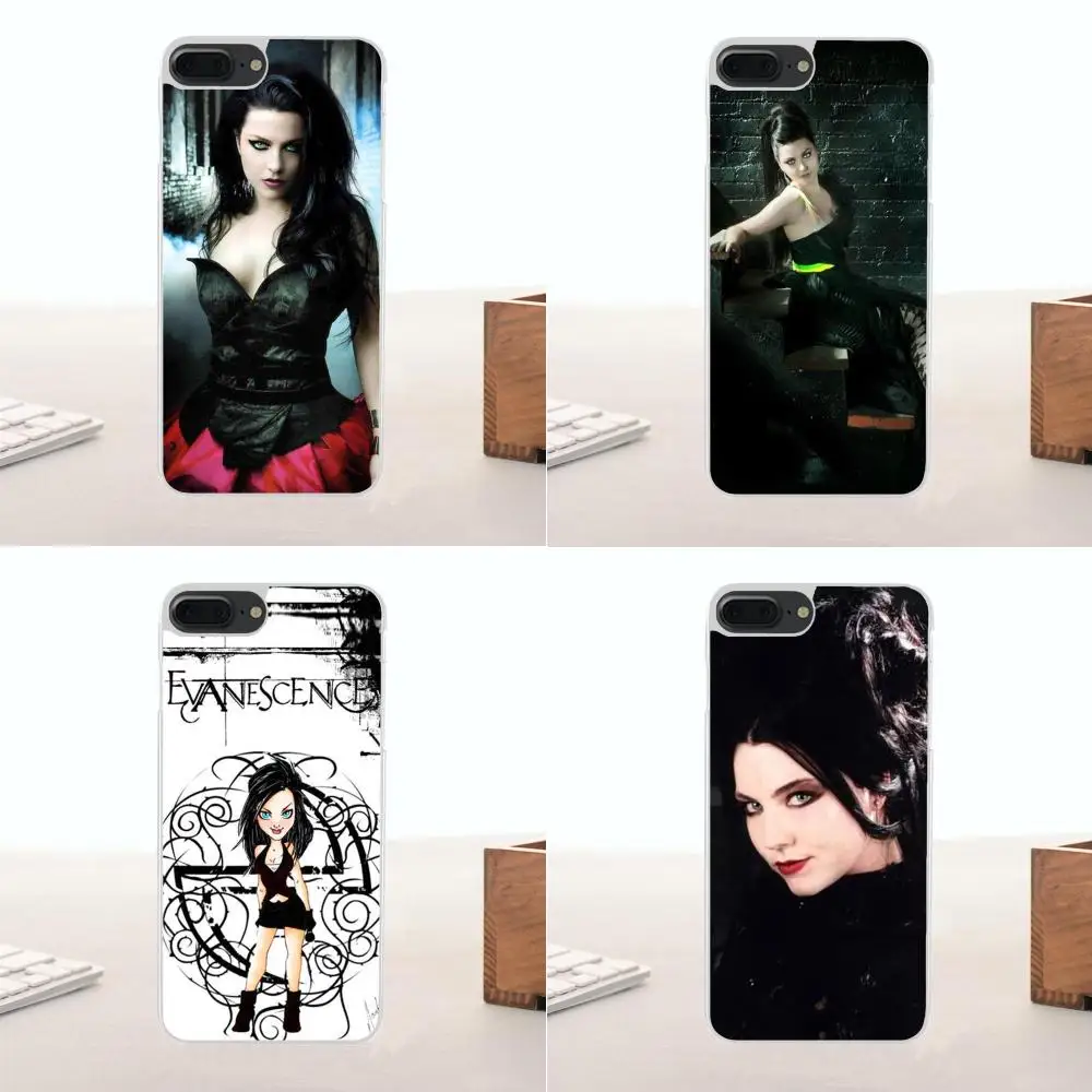 Мягкий ТПУ чехол Bixedx с принтом для Apple iPhone 4 4S 5 5C SE 6 6S 7 8 Plus X обезболивающий Amy Lee Dark
