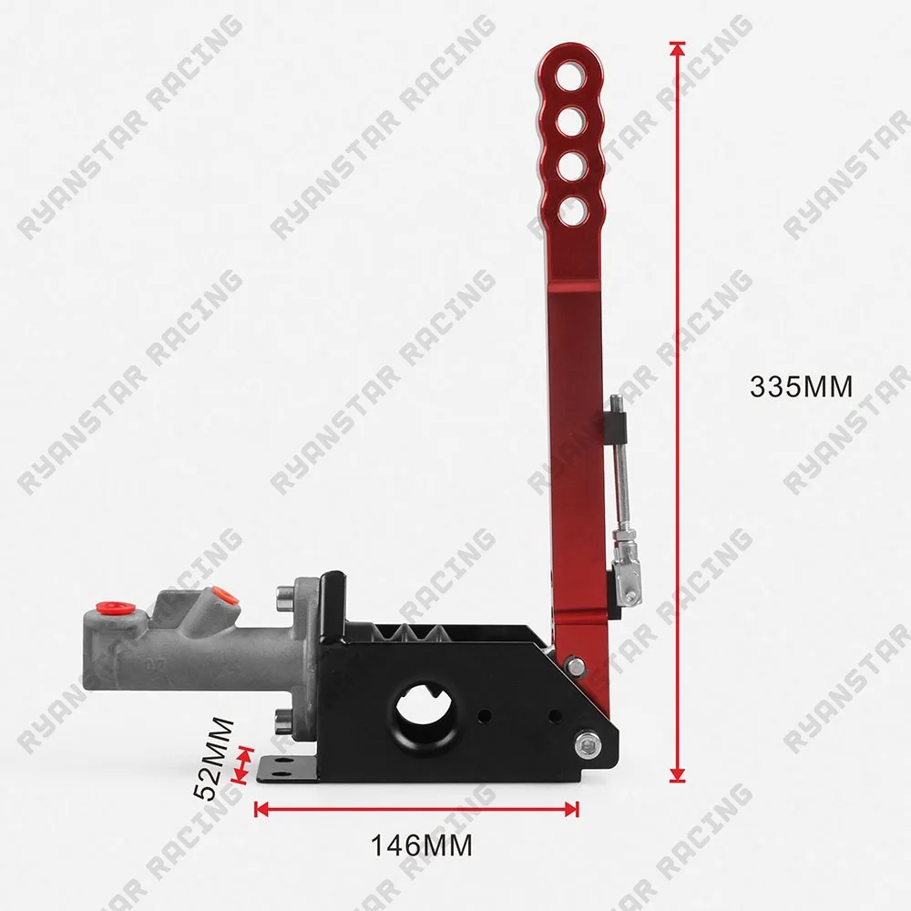 Ryanstar-ГЛАВНЫЙ ЦИЛИНДР Гидравлический Ручной Тормоз 0.70 Вертикальный Профессиональный Тип ВКР дрифт Дрифтинг Ралли гонки