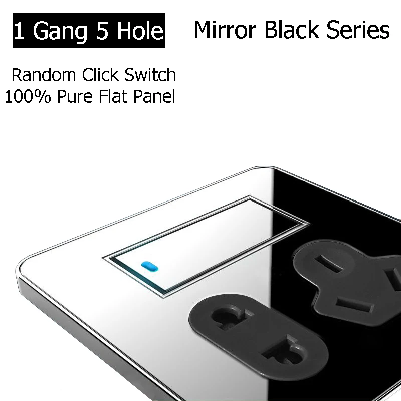 Coswall 1 Gang 1 Way Random Click Push Button Wall Light