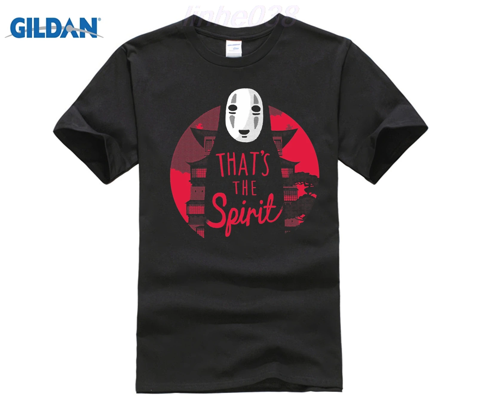 Japanese Style That's The Spirit T-Shirt Spirited Away Fashion T-shirt Trendy Cool Top Men's | Мужская одежда