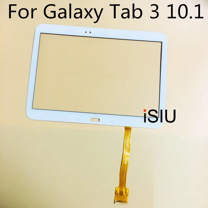 ЖК-дисплей сенсорный экран для samsung Galaxy Tab 3 10,1 Tab GT-P5200 P5200 P5210 GT-P5210 Tab3 планшет Сенсорная панель дигитайзер часть - Цвет: Белый
