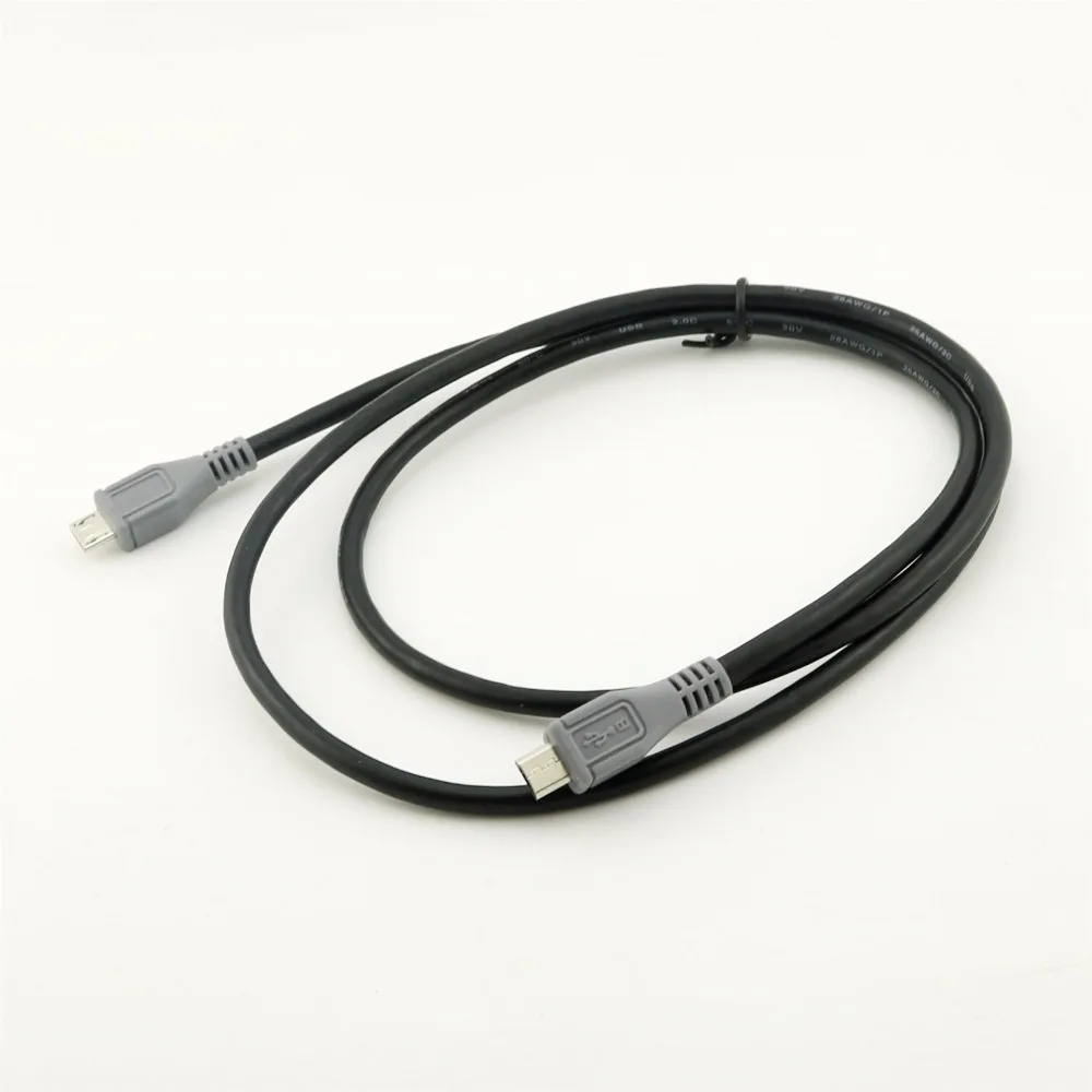 Переходник OTG с Micro USB Тип B папа на 5 контактный кабель передачи данных 20 см/1 м 3