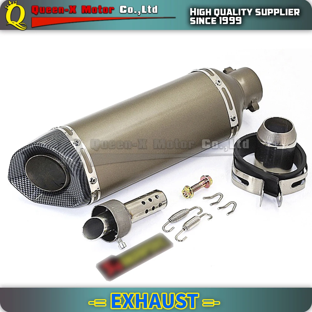 Motorcycle Muffler Modification Oblique Mouth Snake Head Small Hexagon