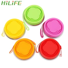 HILIFE чашка для питья воды, Выдвижная складная телескопическая складные стаканы для чая, портативная силиконовая чашка 200 мл для путешествий на открытом воздухе