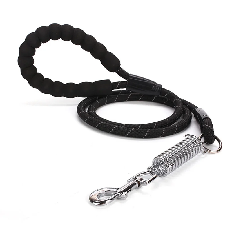 Reflective EVA Large Big Dog Chain Leashes German Shepherd Golden