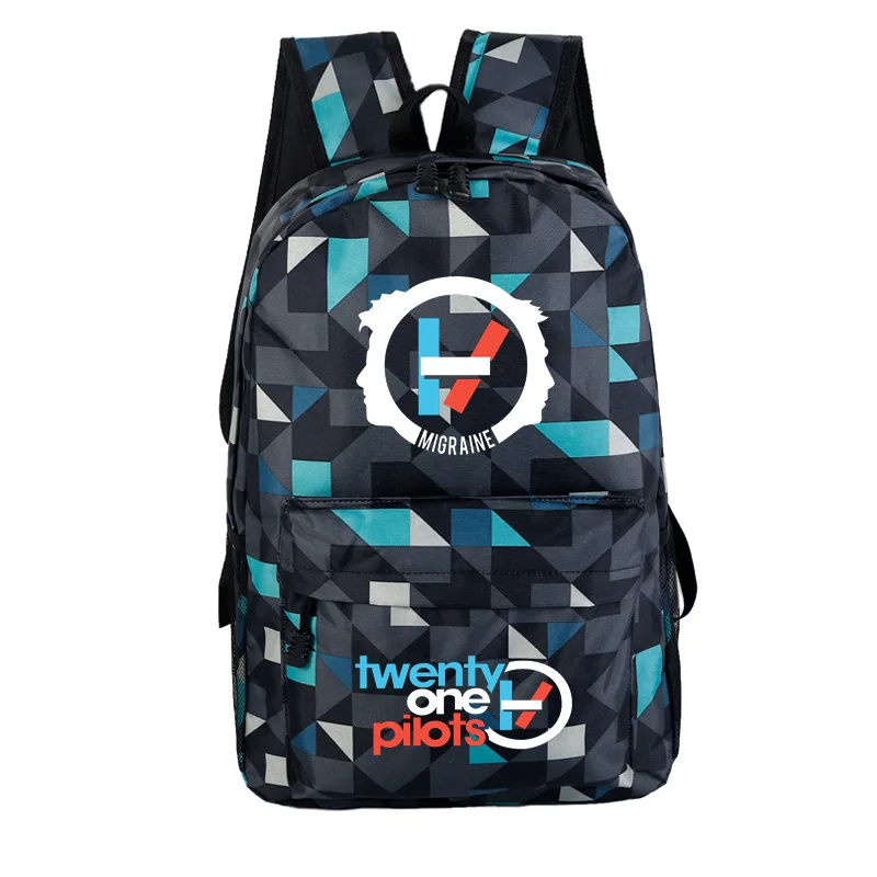 

Rock Music Band Twenty One Pilots Printing Backpack Galaxy Women Backpack Canvas School Bags for Teenage Girls Rugzak Travel Bag