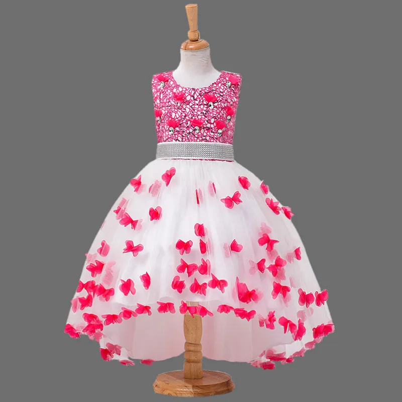 Flower Girl Dress Summer Clothes Girl 2018 Baby Girl Wedding Veil