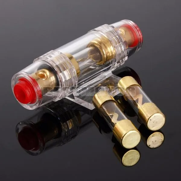 Car Audio Refit Fuse Holder 4/8 And 10 Gauge Wire With 40 AMP Fusesin Fuses from Home