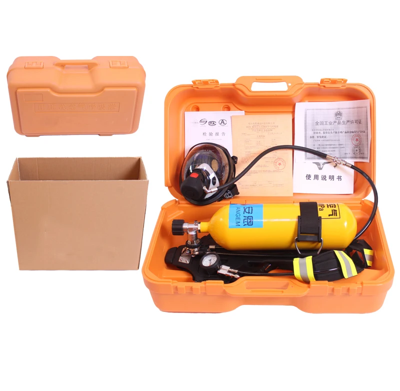 

Positive pressure firefighting air respirator Self-help self-contained breathing apparatus set 5L/30Mpa Y