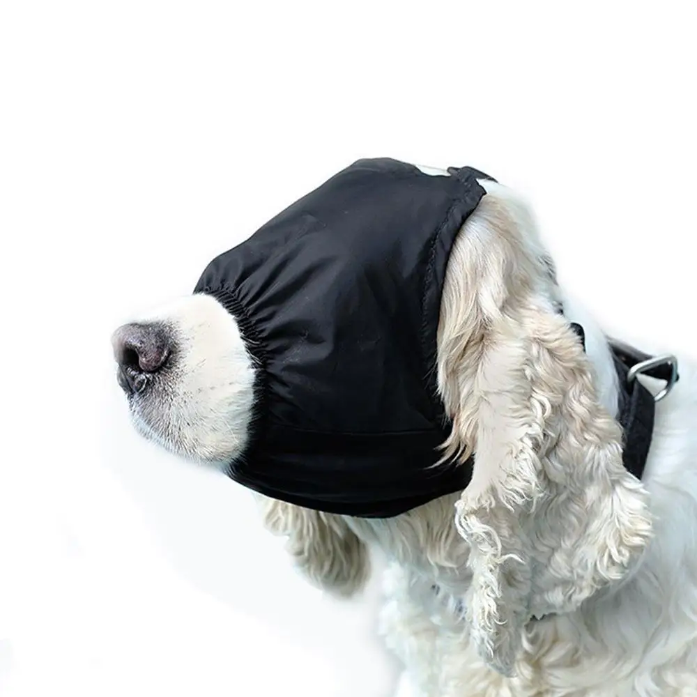 

NACOCO Dog Calming Cap Eye Mask Nylon Shading Pet Anxiety Mask Muzzle Dog Blindfold for Grooming Anti Car Sickness