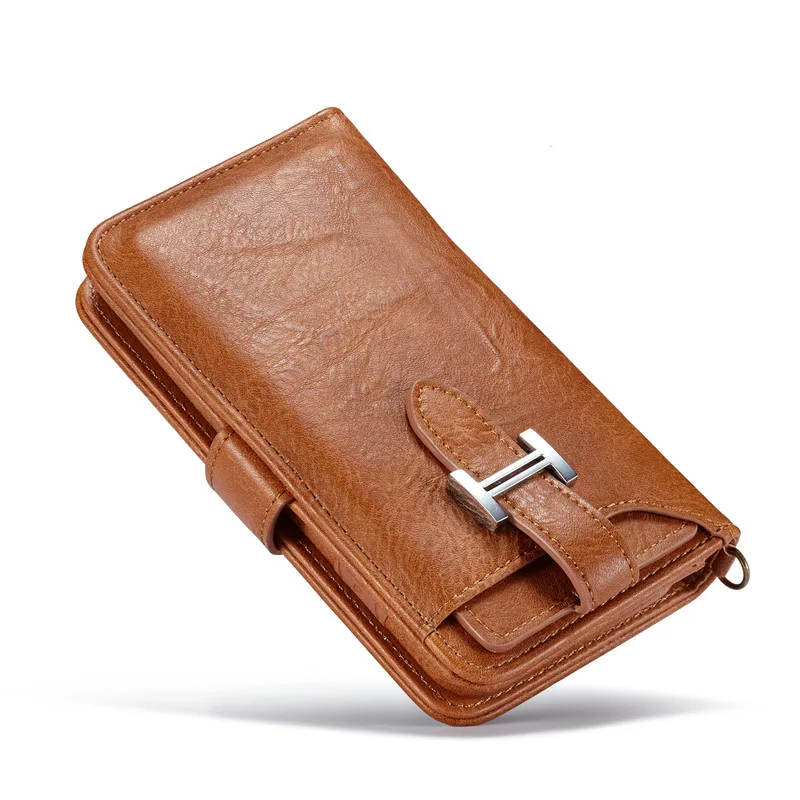 Роскошный кожаный чехол-бумажник для iphone X, 6, 6 S, 7, 8 Plus, защитный чехол, чехол для Samsung Galaxy S6, S7 Edge, S8, S9 Plus, Note8, Etui