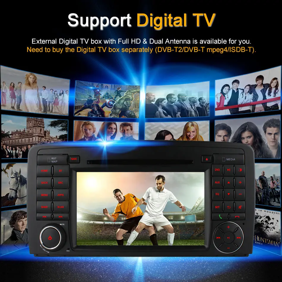 Sale Android4.4 Car DVD For Benz R Class W251 R280 R300 R320 R350 Quad Core FM AM radio support wifi 3G BT GPS DAB TPMS DTV 20