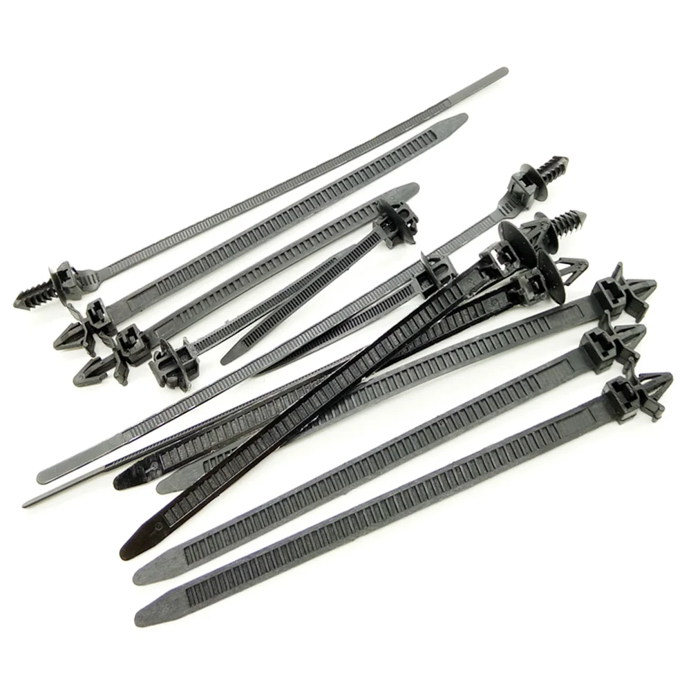 

Nylon Tie Wrap Bundled Wire Band Car Body Machinery Crossbeam Cable Line Fixed Fastener Zip Strap Clips for Toyota Honda Nissan