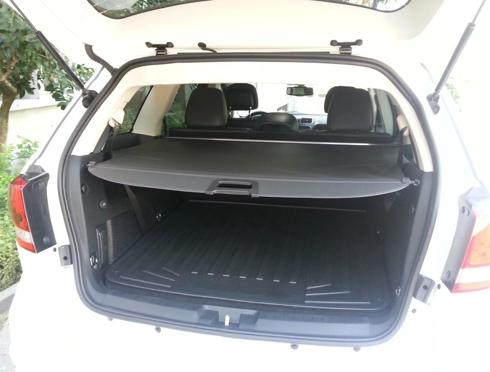 

Black! Car Rear Trunk Security Shield Cargo Cover For FIAT Freemont 7 Seat 2009 2010 2011 2012 2013 2014 2015 2016