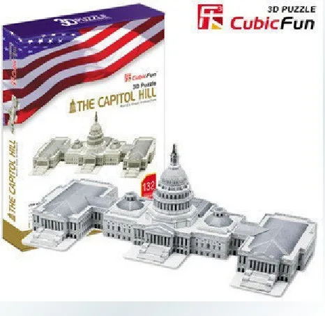 

3D models toy paper model jigsaw game United States Capitol mc074 freeshipping