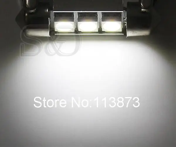 10 шт. 36 мм 39 3 SMD 5050 Белый купол Festoon c5w светодиодный автомобильный CANBUS без ошибок