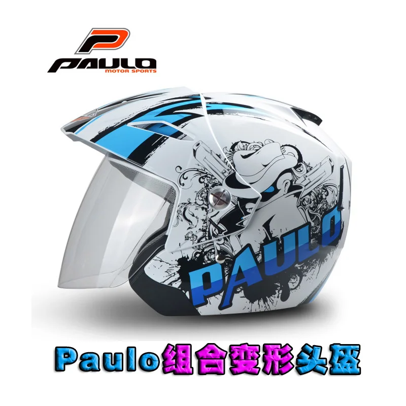 Motorcycle summer helmet 4 seasons personality for men and women half cover motorcross e bike 3