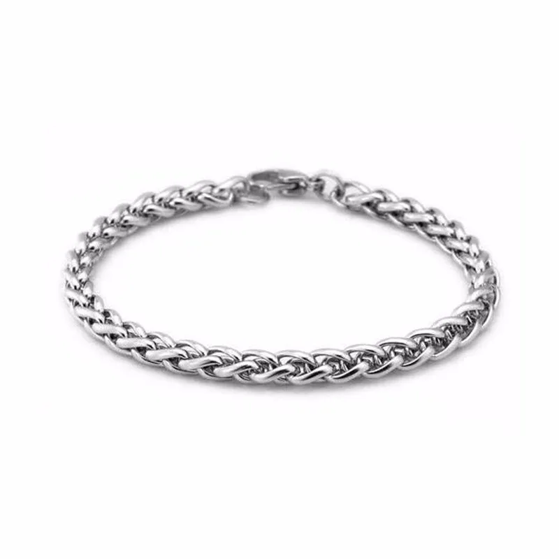 Pulseira masculina браслеты из нержавеющей стали S. Стальные звенья цепочка браслет на запястье для мужчин ювелирные изделия подарок хорошее качество